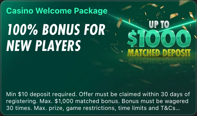 Bet365 100% Bonus for New Players up to $1000
