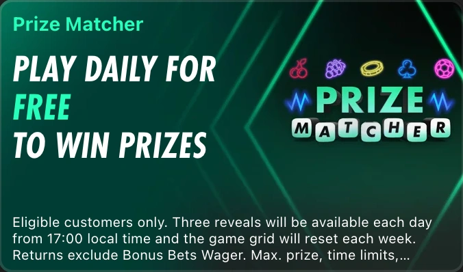Bet365 dnevna brezplačna igra za osvojitev nagrad